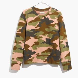 Madewell sweatshirt in cottontail camo